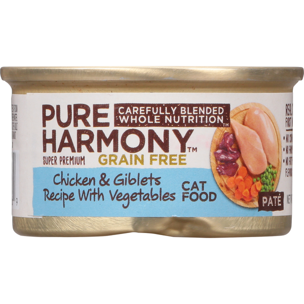 Pure Harmony Nourriture pour Chats Sans Céréales - Pâté de Poulet et Abats