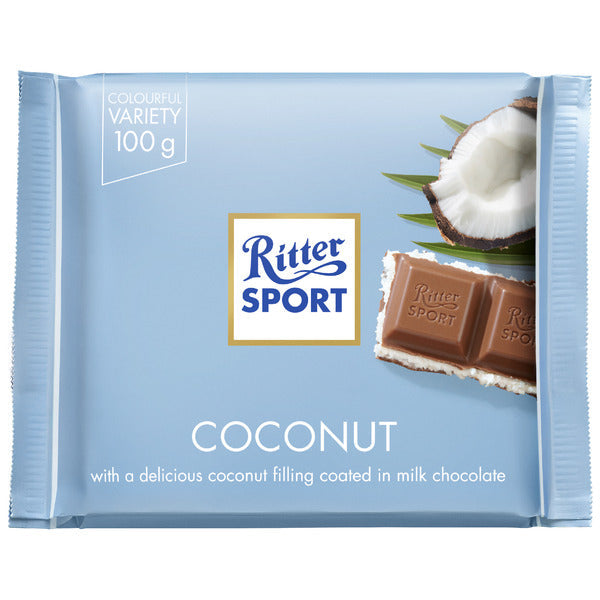 Ritter Sport Chocolate con Leche con Crema de Coco
