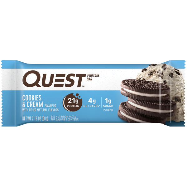 Quest Protein Bar - Cookies & Cream Flavor