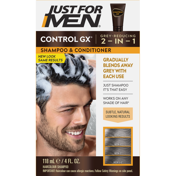 Just For Men 2-in-1 Haircolour Shampoo and Conditioner