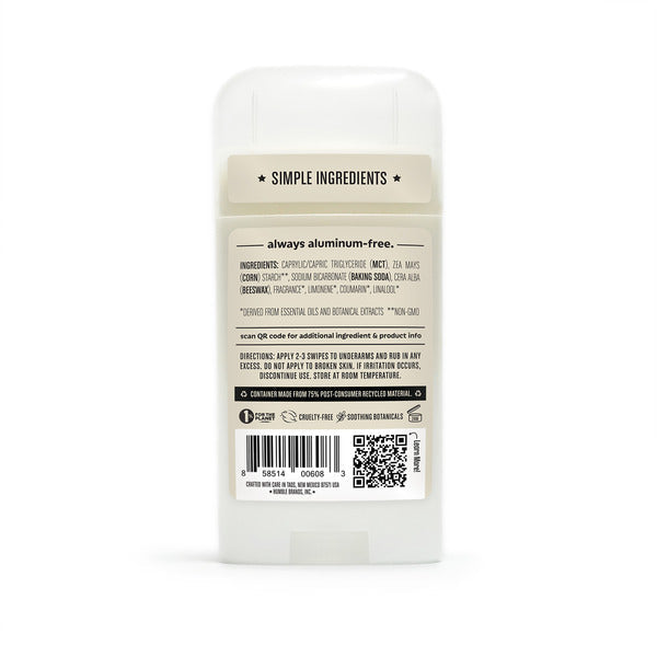 Déodorant Humble Brands Formule Originale - Palo Santo & Frankincense