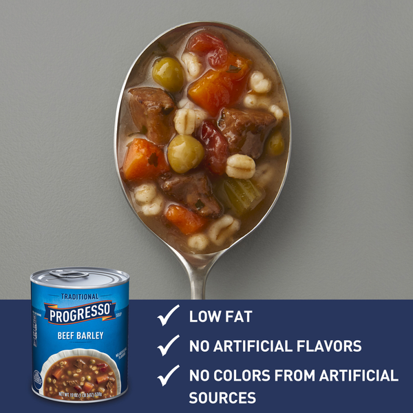 Soupe de bœuf et d'orge traditionnelle Progresso - Prête à servir