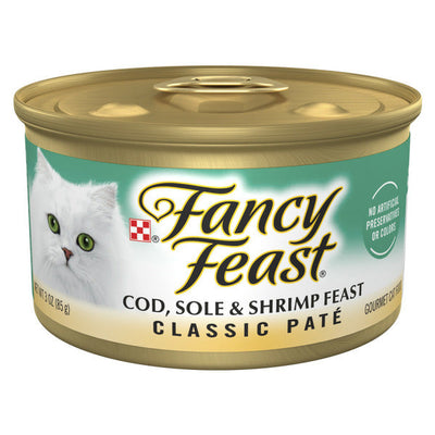 Purina Fancy Feast Cod, Sole and Shrimp Wet Cat Food Pate