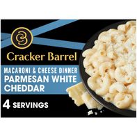Macarrones con Queso Cheddar Blanco y Parmesano de Cracker Barrel