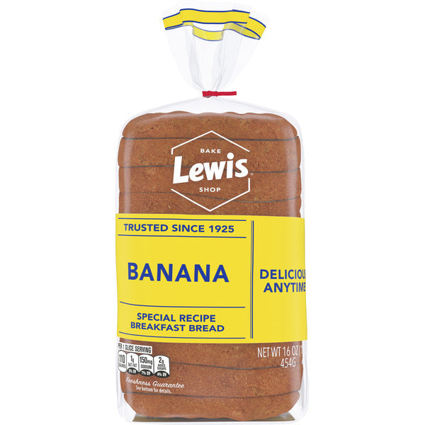 Pain de Banane pour le Petit Déjeuner de Lewis Bake Shop