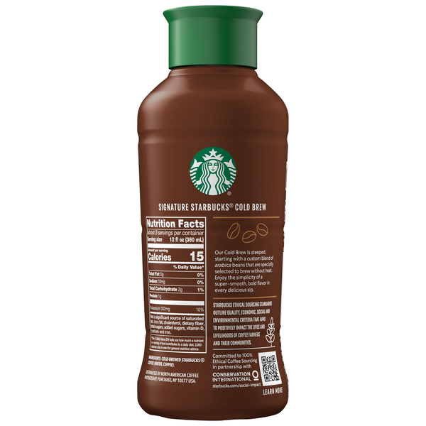 Café Frío Negro Premium de Starbucks