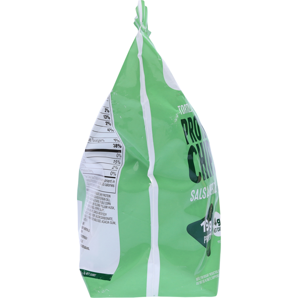 Chips protéinés au goût salsa verde de style tortilla cuites au four Quest