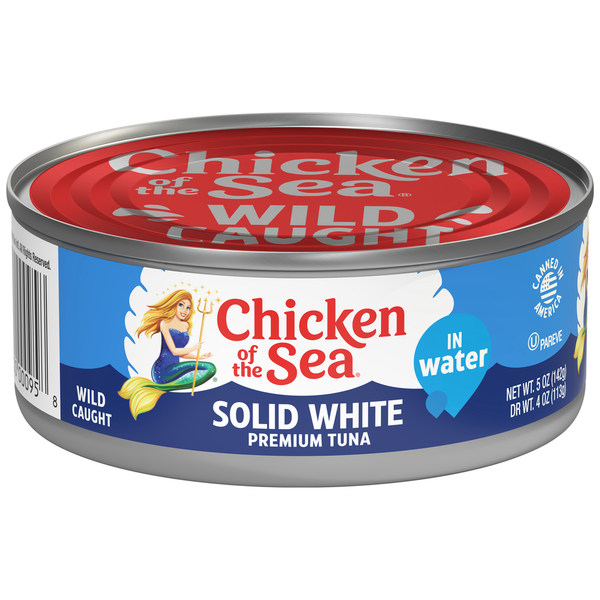 Thon Albacore Blanc Solide de Chicken of the Sea dans l'Eau