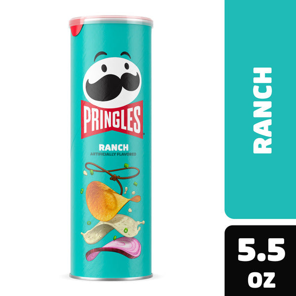 Pringles Ranch Potato Crisps - 5.5 oz Snack Delight