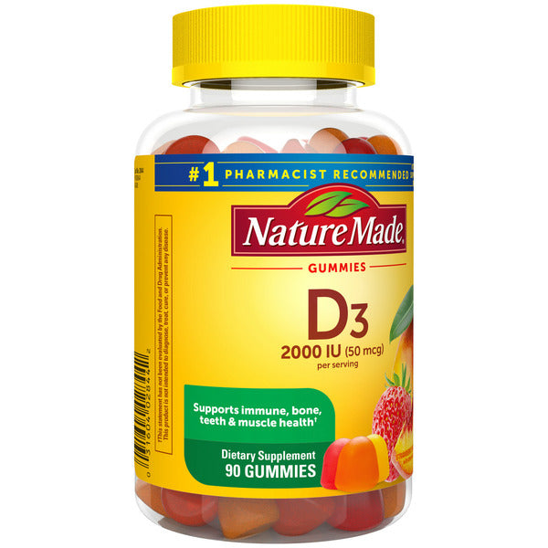 Nature Made Vitamin D3 2000 IU Gummies