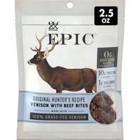 Bouchées protéinées EPIC au cerf et au bœuf - Friandises pour chiens élevées à l'herbe