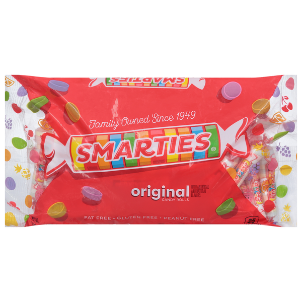 Rollos de Caramelo Smarties, Original - Dulce Clásico