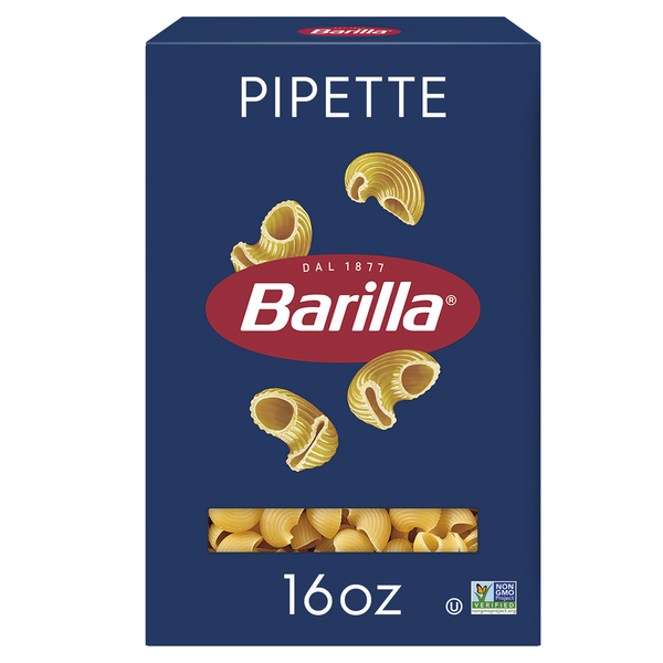 Barilla Pipette - Pasta Premium No Transgénicos con Sémola de Trigo Duro