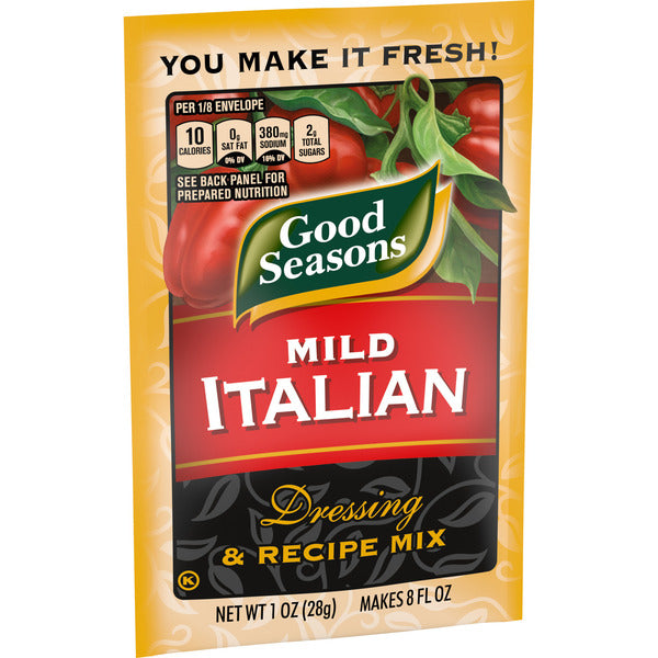 Mélange de vinaigrette italienne douce et assaisonnement Good Seasons