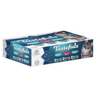 Paquete de Comida Húmeda para Gatos Blue Buffalo Tastefuls con Pescado Desmenuzado
