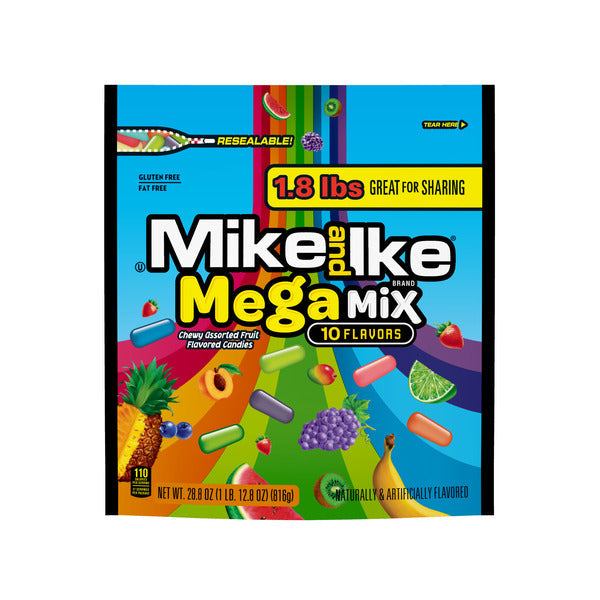 Mike And Ike® Mega Mix - Caramelos de Frutas Variadas