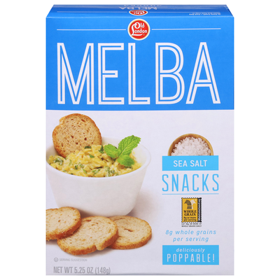 Old London Sea Salt Melba Snacks