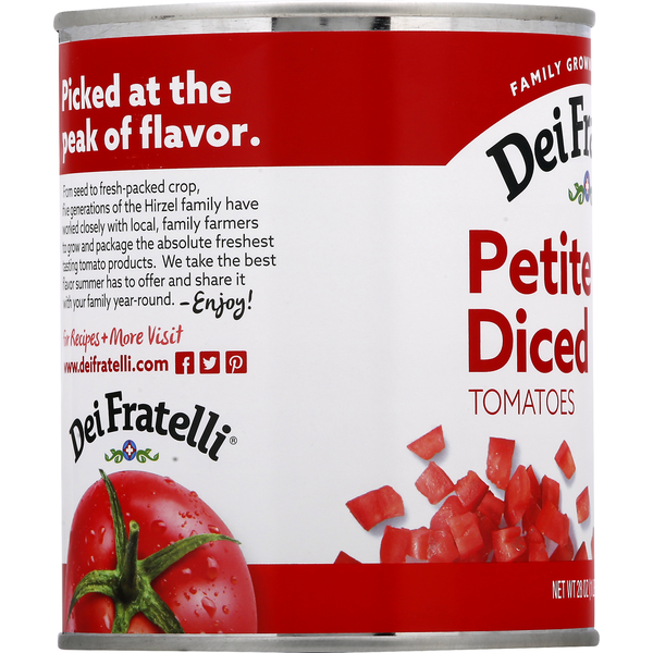 Tomates Diced Petite Dei Fratelli