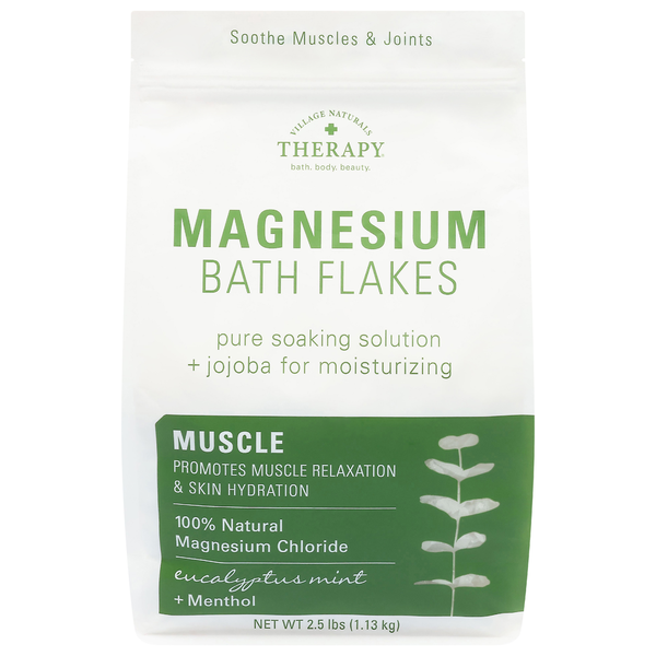 Village Naturals Therapy Bath Flakes with Magnesium