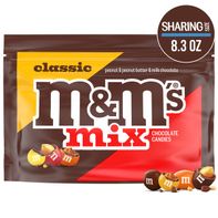 M&M's Mezcla Clásica de Cacahuate, Mantequilla de Cacahuate y Chocolate con Leche Tamaño para Compar