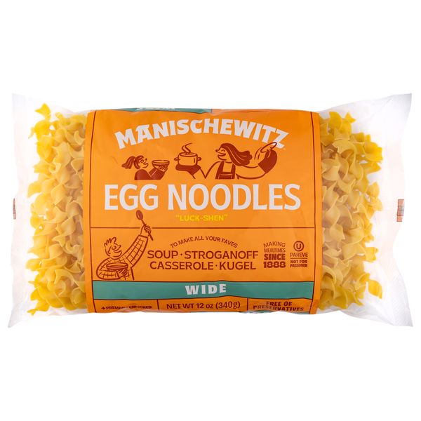 Fideos Anchos de Huevo Manischewitz