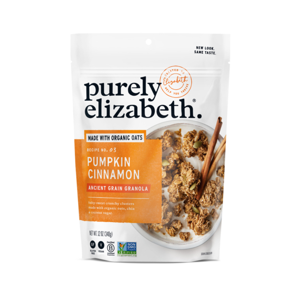 Granola Ancienne aux Grains avec Citrouille et Cannelle Purely Elizabeth