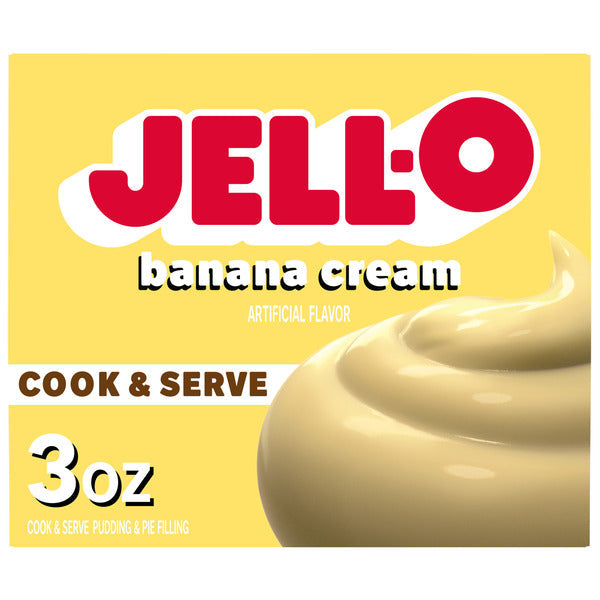 Mélange de Pudding et de Garniture à la Crème de Banane Jell-O