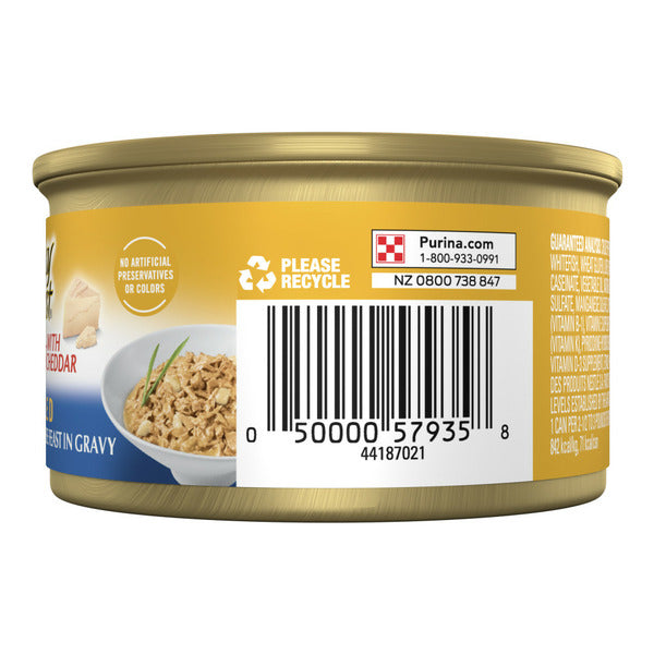 Purina Fancy Feast Gravy Wet Cat Food - Grilled Whitefish & Cheddar Cheese