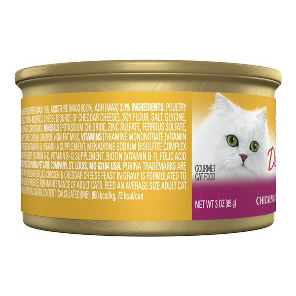 Purina Fancy Feast Delicias de Pollo a la Parrilla y Queso Cheddar