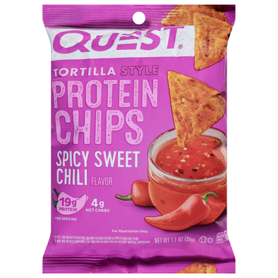 Quest Tortilla Style Spicy Sweet Chili Flavor Protein Chips