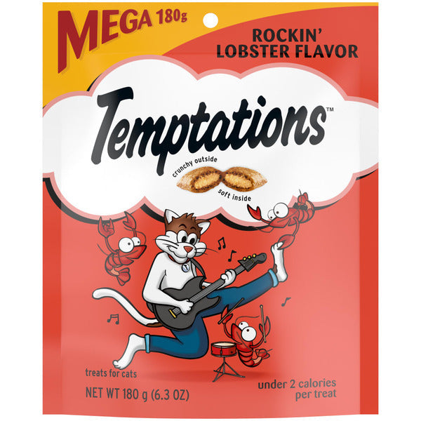 Galletas para Gatos TEMPTATIONS Sabor Langosta Rockin’