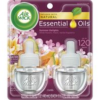 Recharge d'huile parfumée Air Wick Plug-In, Fraîcheur estivale, 2 unités