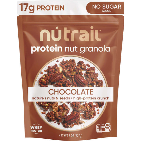 Granola de Proteína NuTrail 17g - Sin Azúcar Añadido Chocolate