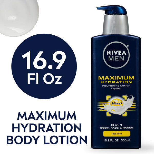 Lotion Nourrissante NIVEA Men Maximum Hydration