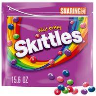 Skittles Wild Berry Chewy Fruit Candy - Sharing Size Resealable Bag
