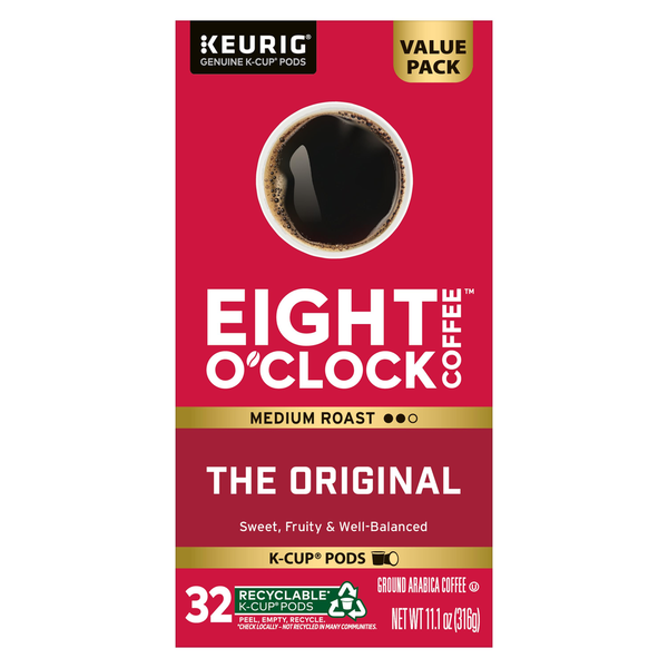 Eight O’Clock El Original Tueste Medio K-Cup Pods Paquete de Valor