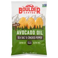 Chips de pomme de terre Boulder Canyon à l'huile d'avocat et au sel de mer