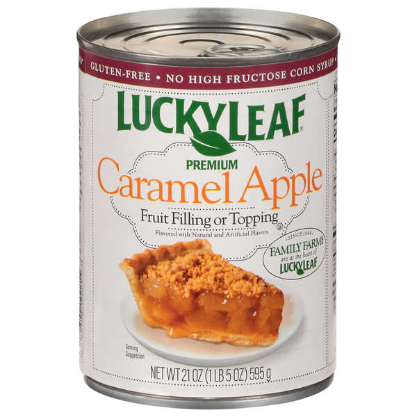 Relleno de Fruta de Manzana con Caramelo Lucky Leaf