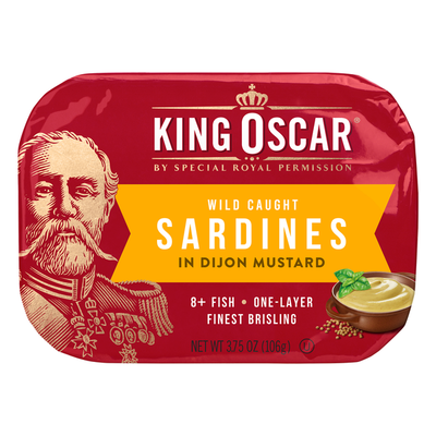 Sardinas salvajes en mostaza de Dijon de King Oscar