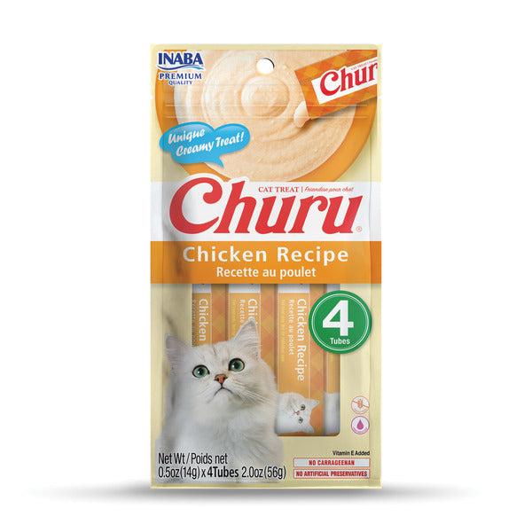 INABA Receta de Pollo Puré Cremoso Lickable para Gatos