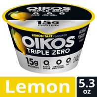 Oikos Triple Zero Lemon Tart Greek Yogurt