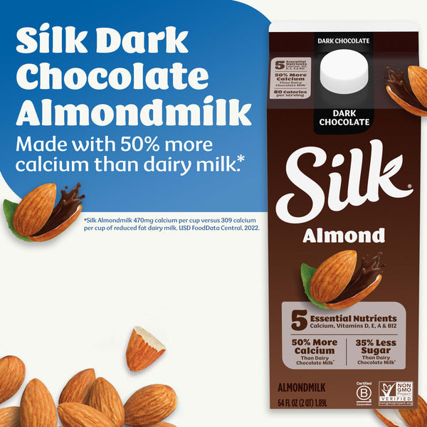 Lait d'amande au chocolat noir Silk - Sans produits laitiers et crémeux