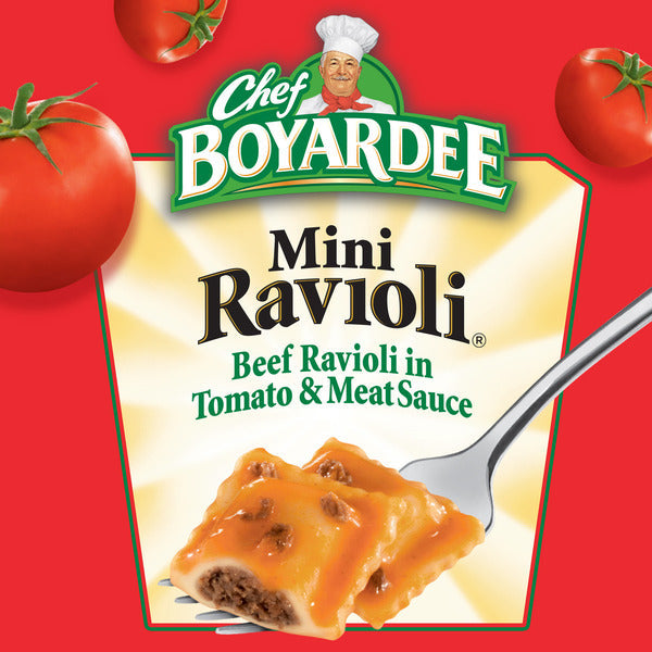 Chef Boyardee Mini Beef Ravioli en Salsa de Pasta