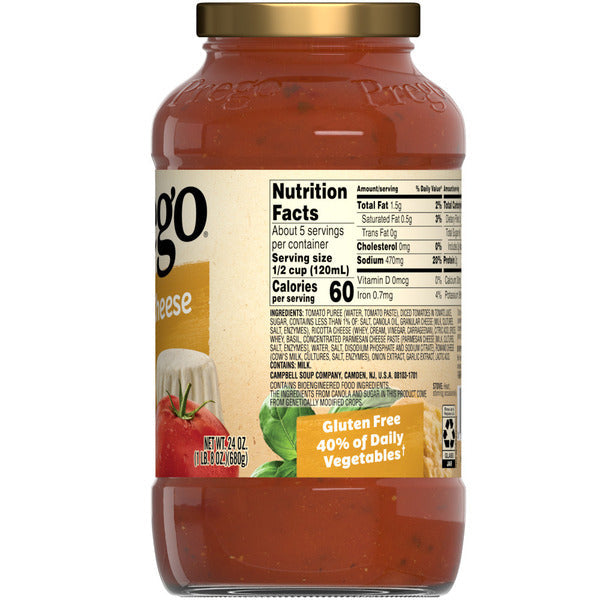 Salsa de Pasta Prego Tres Quesos