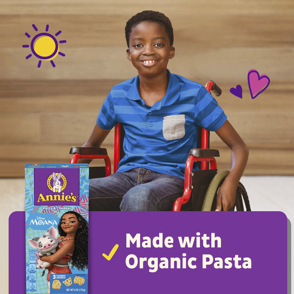 Macaroni au fromage et pâtes Disney Moana d'Annie