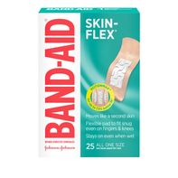 BAND-AID Skin-Flex Adhesive Bandages for First Aid