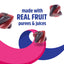 Bocados de Fruta Torcidos de Arándano y Frambuesa Orgánicos Puros - 8 Contenidos