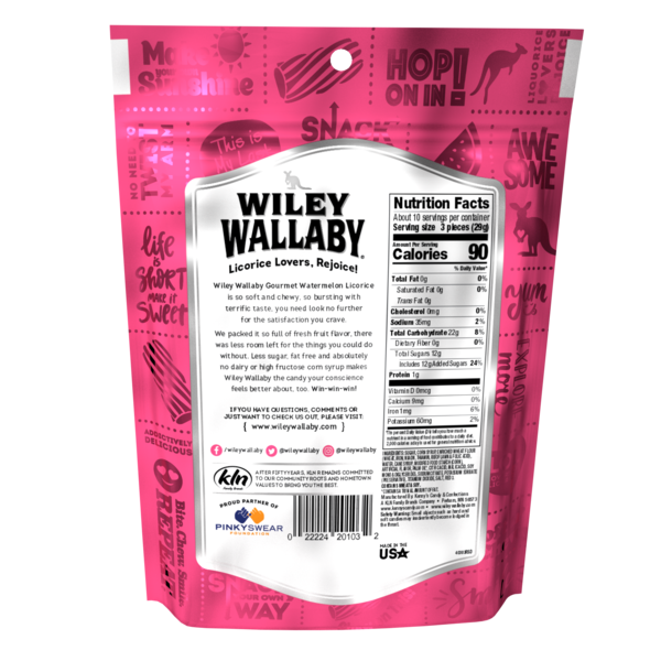 Réglisse à la pastèque Wiley Wallaby