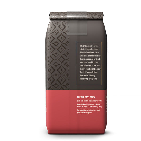 Café Peet's Major Dickason's Blend Tueste Oscuro Granos Enteros