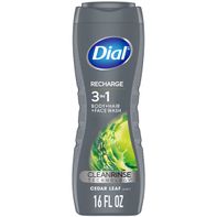 Dial Men 3-en-1 Recharge Gel Douche, Cheveux et Visage